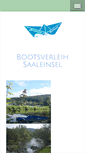 Mobile Screenshot of bootsverleih-saaleinsel.de